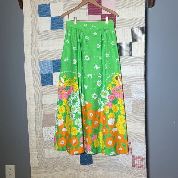 1970s Garden Maiden Maxi Skirt - Picture 4 of 5